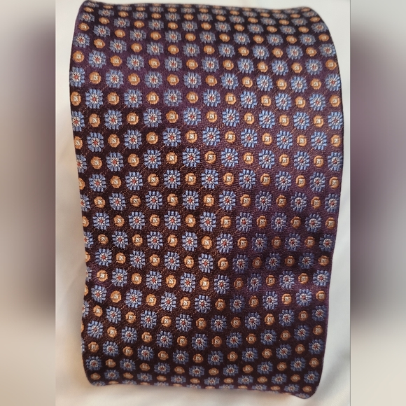 Sold - The Men's Store Bloomingdale's Floral Jacquard Classic Tie 100% Exclusive - Picture 3 of 10
